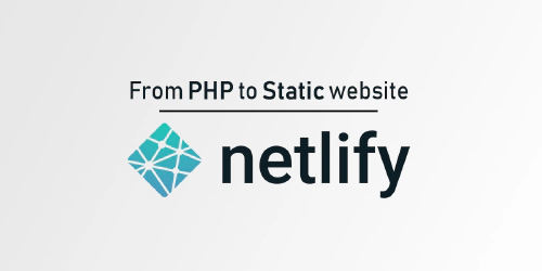 Deploy PHP websites as static on Netlify