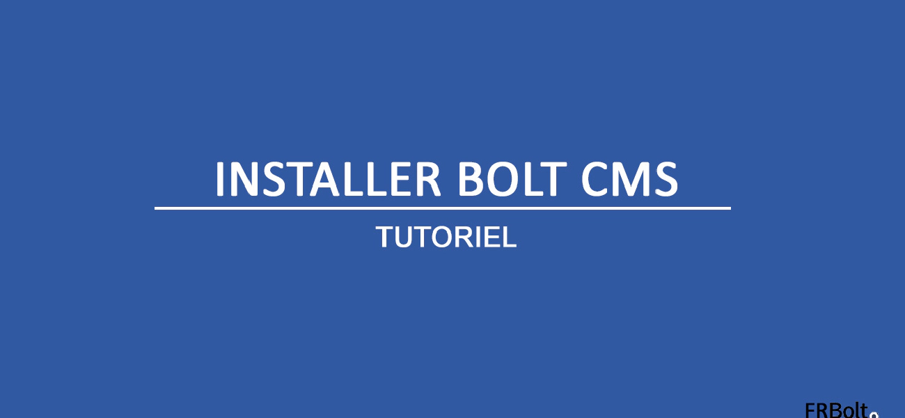 Installer Bolt CMS via FTP