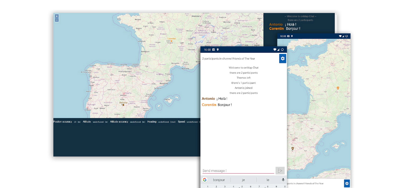 onMap : partager sa géolocalisation entre amis