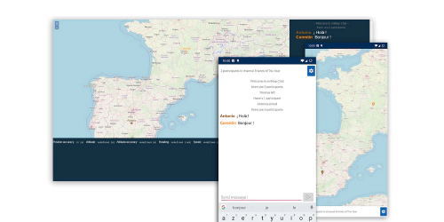 onMap : partager sa géolocalisation entre amis