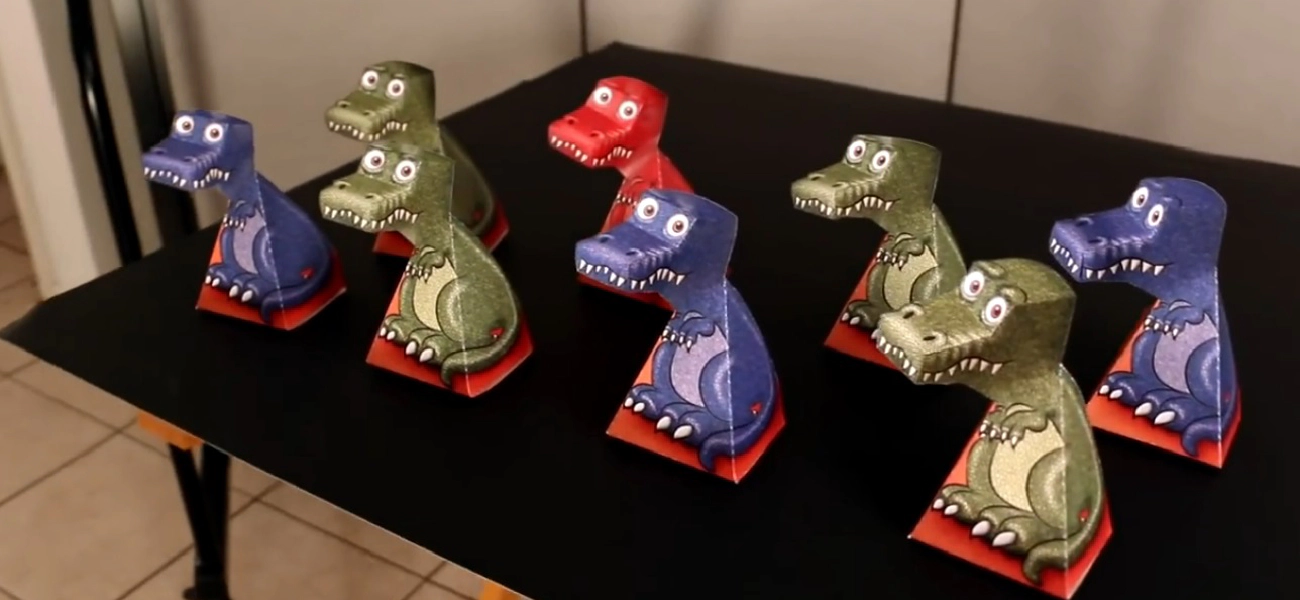 Une merveilleuse illusion en forme de T-Rex